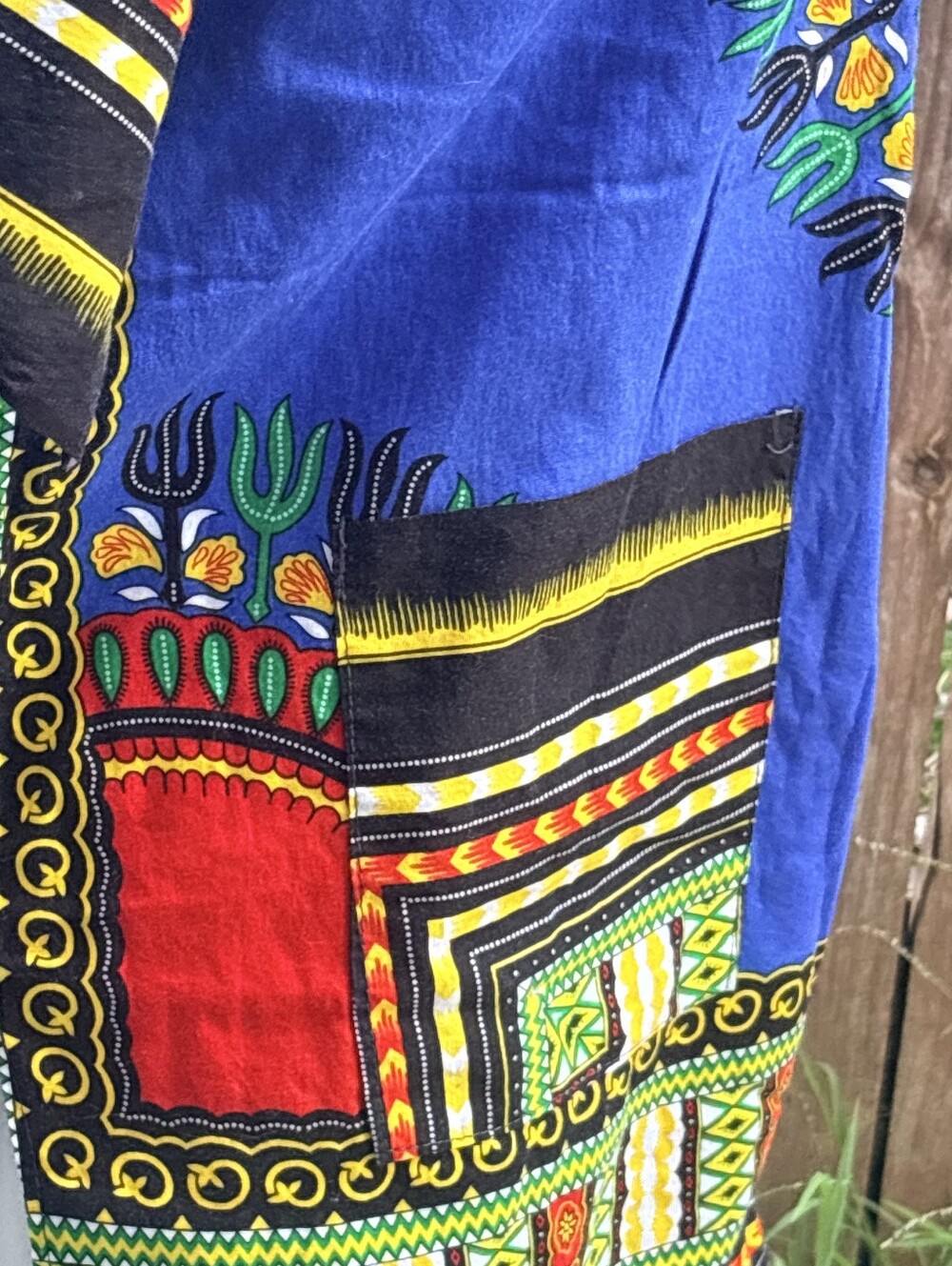 Blue Tribal-Print Women’s Tunic Top - Picture 5 of 5